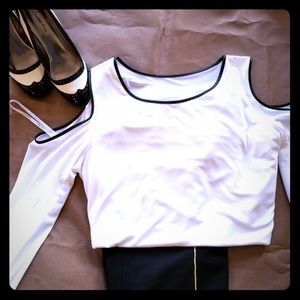 Cold shoulder top